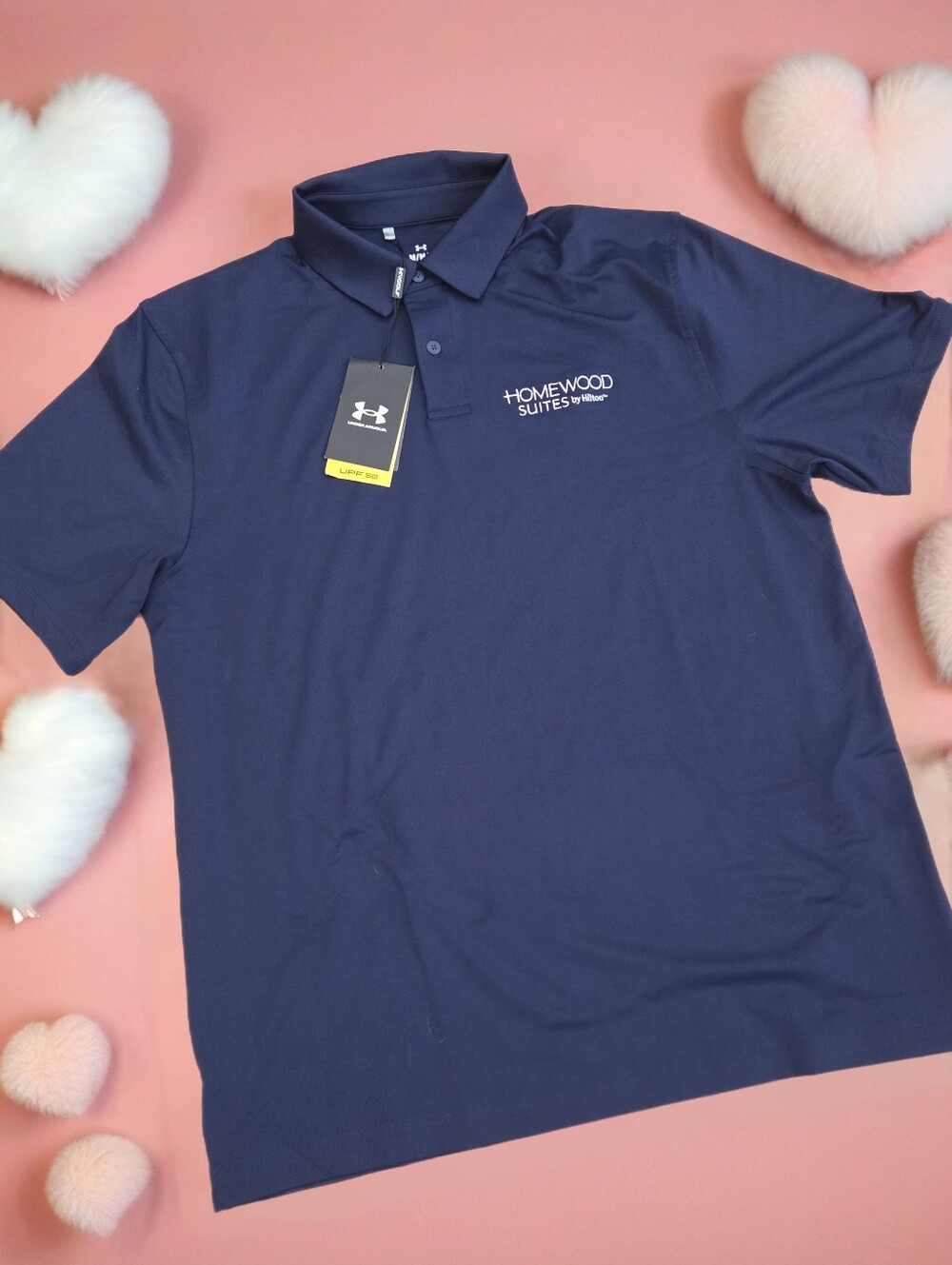 New Under Armour Homewood Suites polo promotional Golf shirt Men M